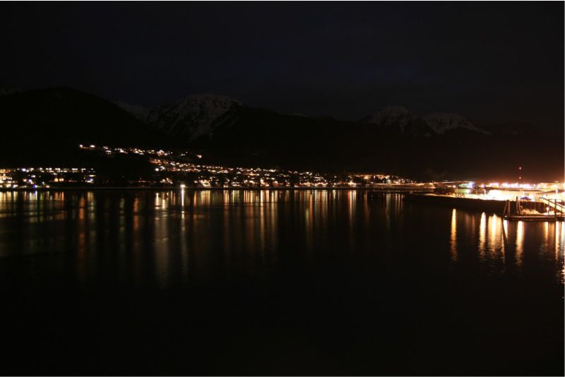 Juneau at night